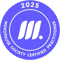 Menopause Society Certified Practitioner badge, 2025